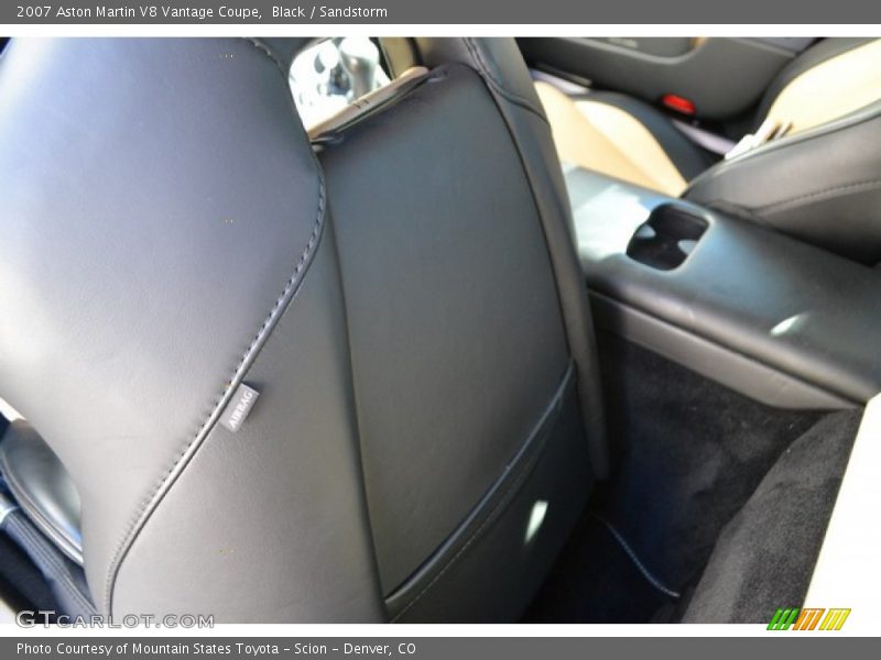 Black / Sandstorm 2007 Aston Martin V8 Vantage Coupe