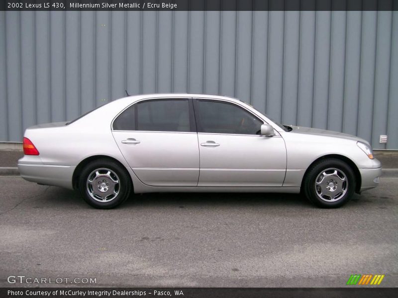 Millennium Silver Metallic / Ecru Beige 2002 Lexus LS 430