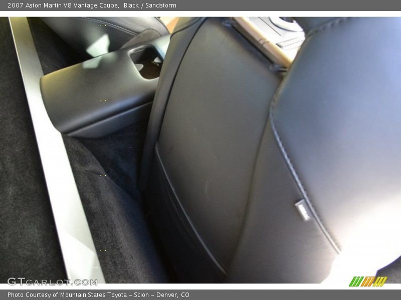 Black / Sandstorm 2007 Aston Martin V8 Vantage Coupe
