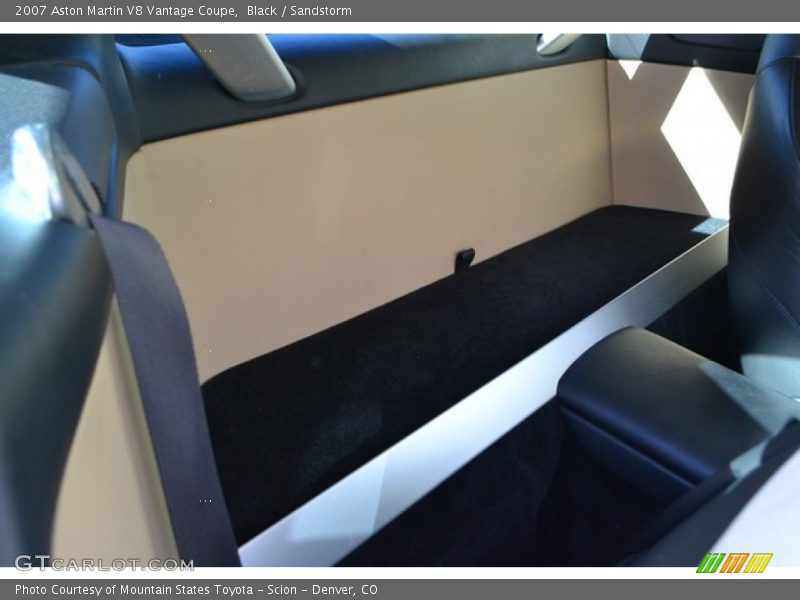 Black / Sandstorm 2007 Aston Martin V8 Vantage Coupe