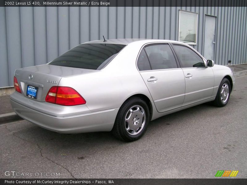 Millennium Silver Metallic / Ecru Beige 2002 Lexus LS 430