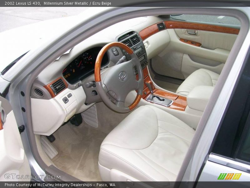 Millennium Silver Metallic / Ecru Beige 2002 Lexus LS 430