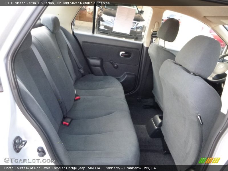 Brilliant Silver Metallic / Charcoal 2010 Nissan Versa 1.6 Sedan