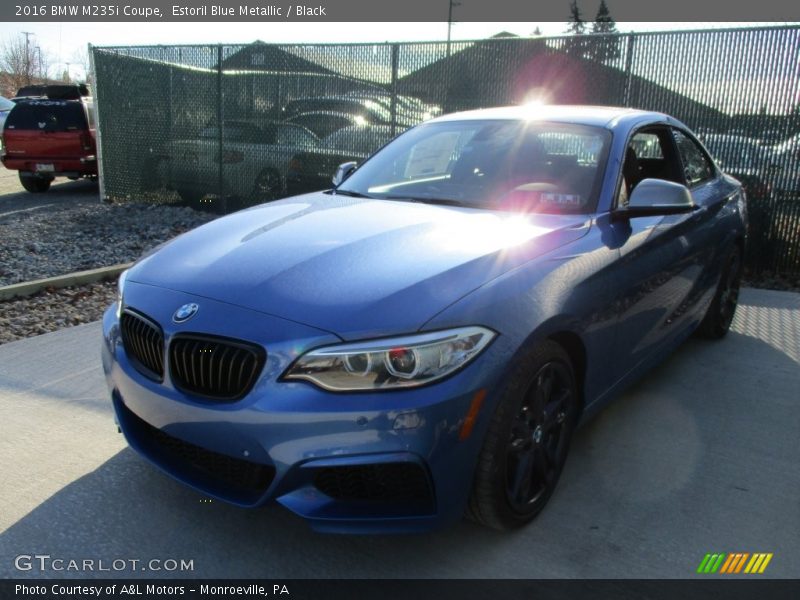 Estoril Blue Metallic / Black 2016 BMW M235i Coupe