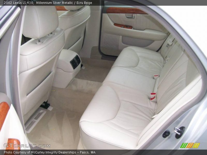 Millennium Silver Metallic / Ecru Beige 2002 Lexus LS 430