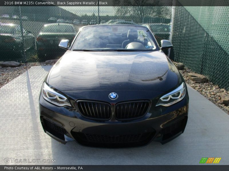 Black Sapphire Metallic / Black 2016 BMW M235i Convertible