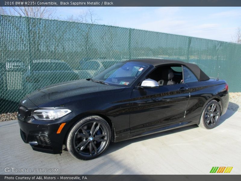 Black Sapphire Metallic / Black 2016 BMW M235i Convertible