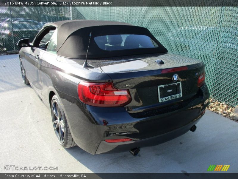 Black Sapphire Metallic / Black 2016 BMW M235i Convertible