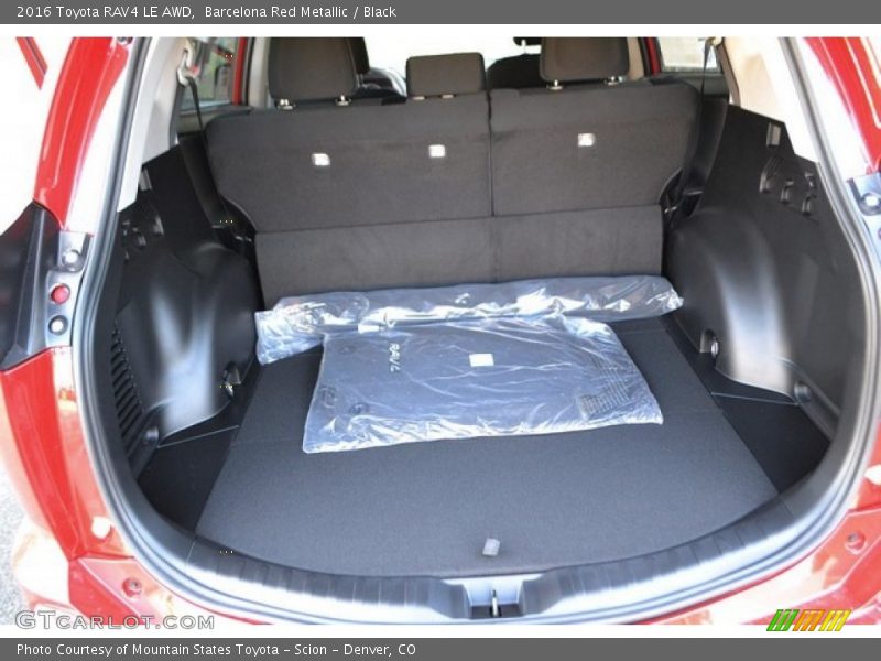 Barcelona Red Metallic / Black 2016 Toyota RAV4 LE AWD
