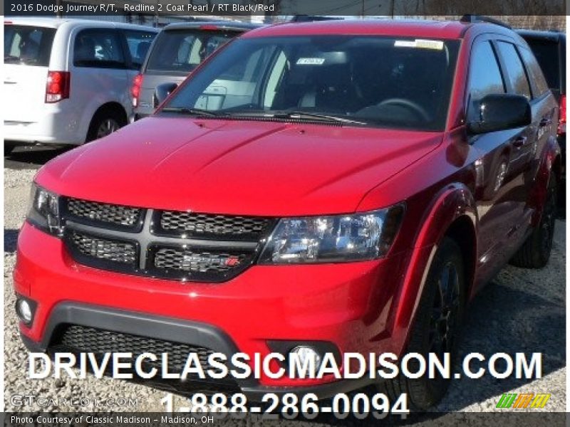 Redline 2 Coat Pearl / RT Black/Red 2016 Dodge Journey R/T