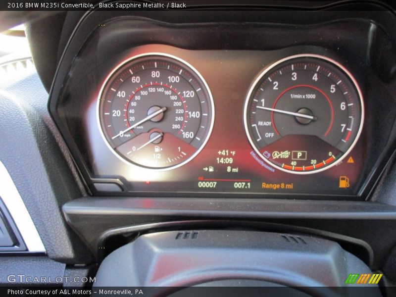 Black Sapphire Metallic / Black 2016 BMW M235i Convertible