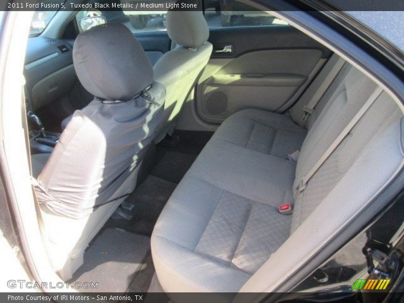 Tuxedo Black Metallic / Medium Light Stone 2011 Ford Fusion S