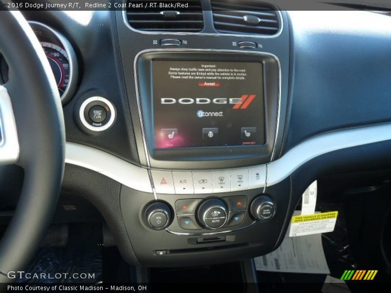 Redline 2 Coat Pearl / RT Black/Red 2016 Dodge Journey R/T