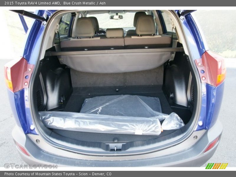 Blue Crush Metallic / Ash 2015 Toyota RAV4 Limited AWD