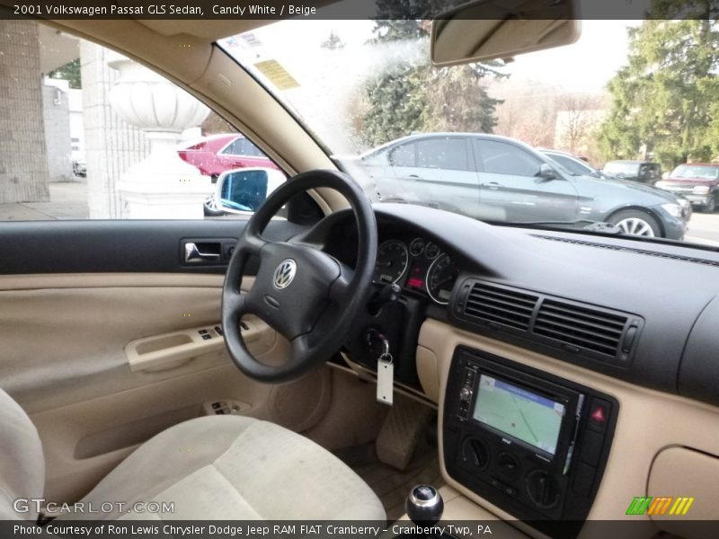 Candy White / Beige 2001 Volkswagen Passat GLS Sedan