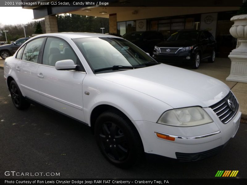 Candy White / Beige 2001 Volkswagen Passat GLS Sedan