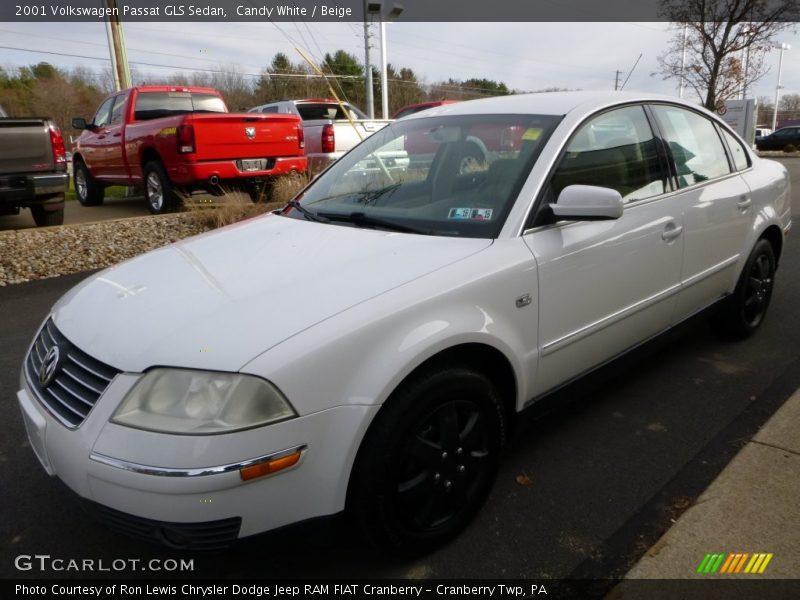 Candy White / Beige 2001 Volkswagen Passat GLS Sedan