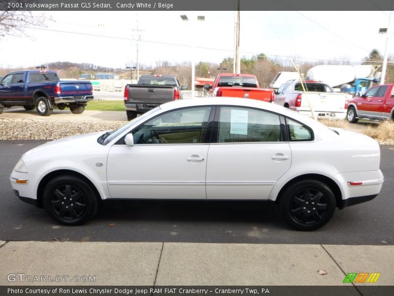 Candy White / Beige 2001 Volkswagen Passat GLS Sedan