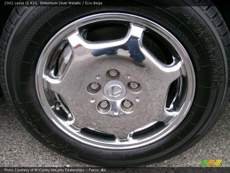 Millennium Silver Metallic / Ecru Beige 2002 Lexus LS 430