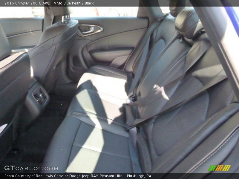 Vivid Blue Pearl / Black 2016 Chrysler 200 C AWD