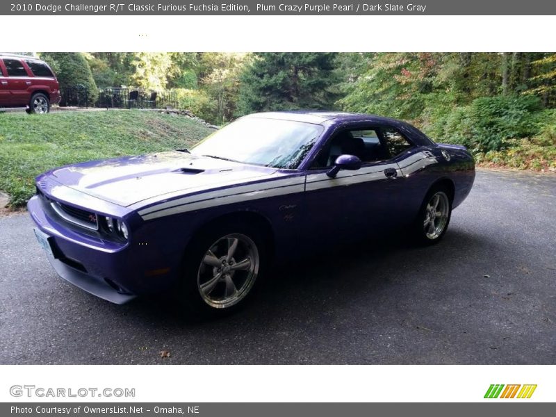 Plum Crazy Purple Pearl / Dark Slate Gray 2010 Dodge Challenger R/T Classic Furious Fuchsia Edition