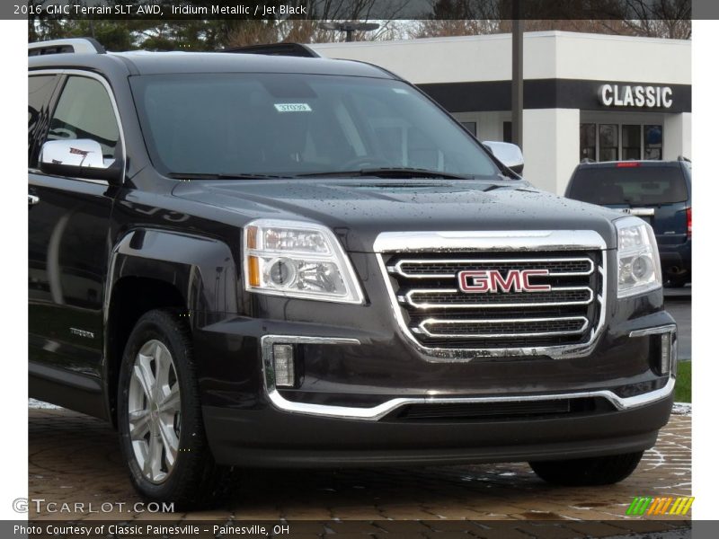 Iridium Metallic / Jet Black 2016 GMC Terrain SLT AWD