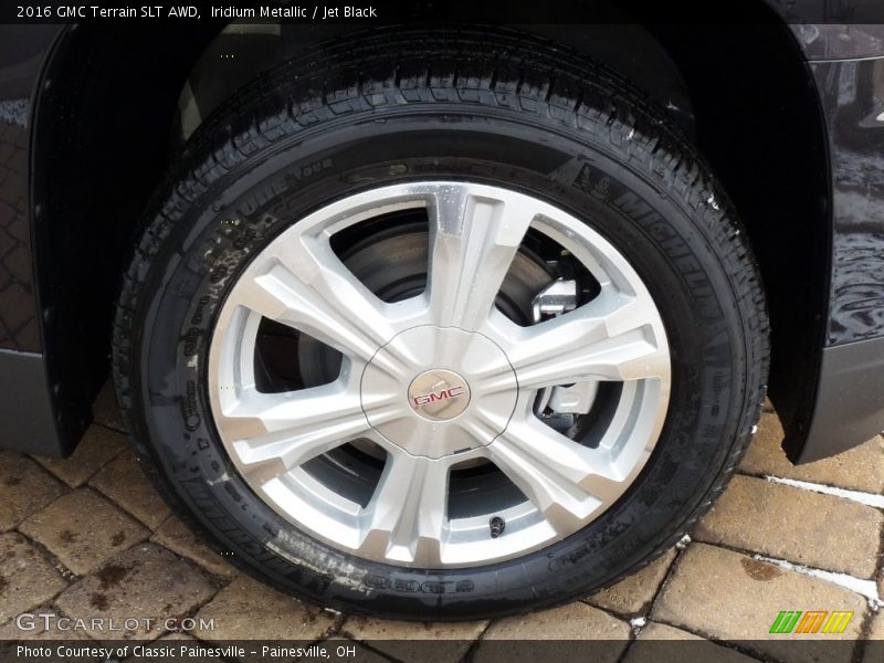 Iridium Metallic / Jet Black 2016 GMC Terrain SLT AWD