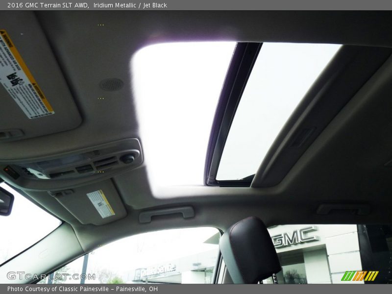 Iridium Metallic / Jet Black 2016 GMC Terrain SLT AWD