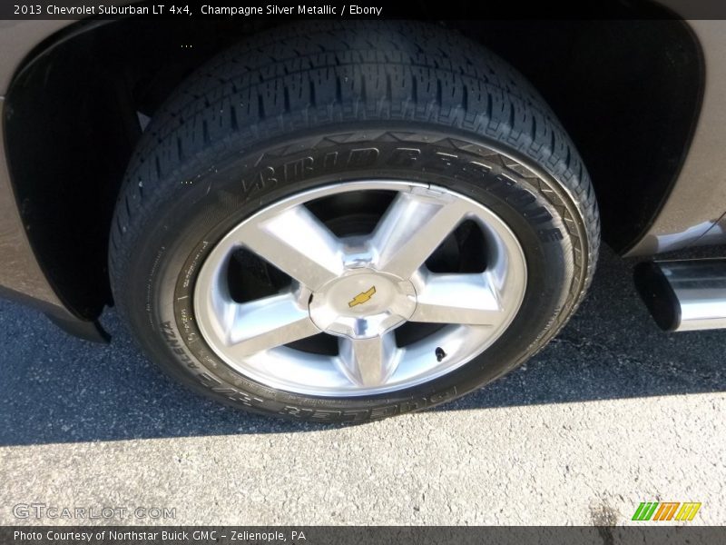 Champagne Silver Metallic / Ebony 2013 Chevrolet Suburban LT 4x4