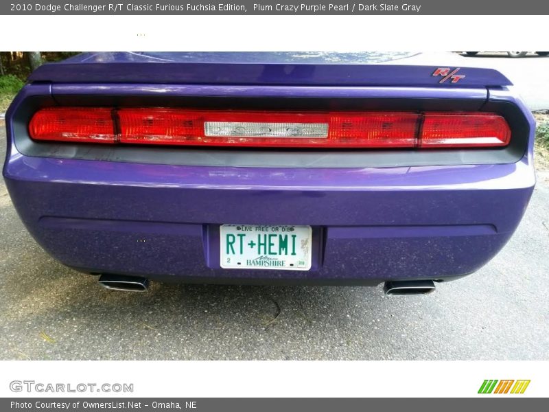 Plum Crazy Purple Pearl / Dark Slate Gray 2010 Dodge Challenger R/T Classic Furious Fuchsia Edition