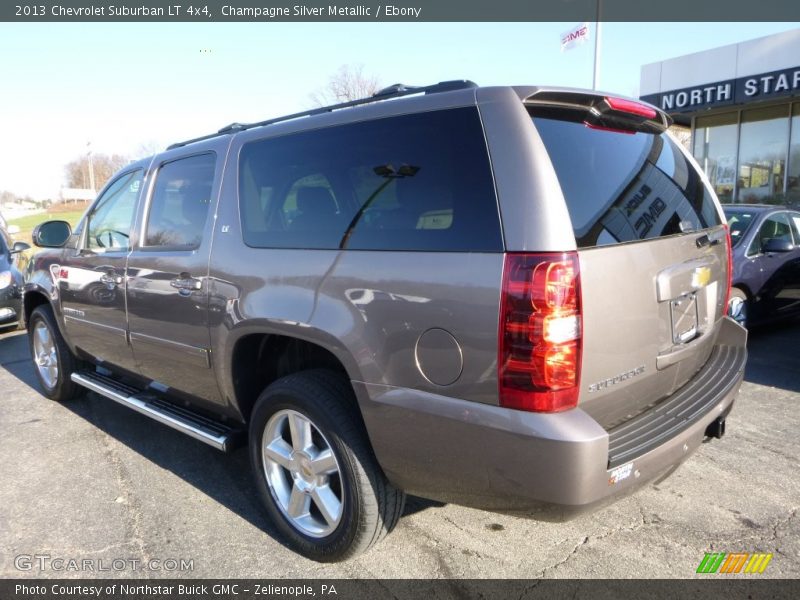 Champagne Silver Metallic / Ebony 2013 Chevrolet Suburban LT 4x4