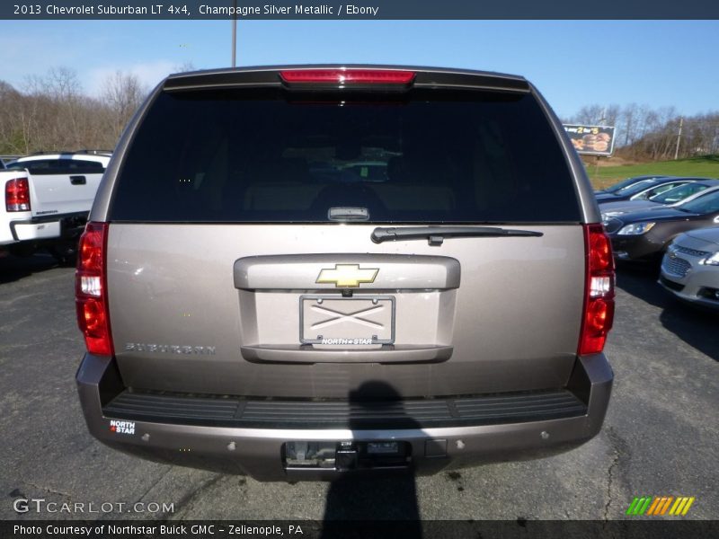 Champagne Silver Metallic / Ebony 2013 Chevrolet Suburban LT 4x4