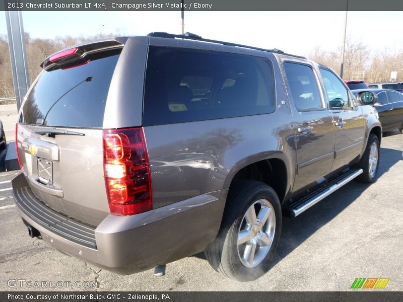 Champagne Silver Metallic / Ebony 2013 Chevrolet Suburban LT 4x4