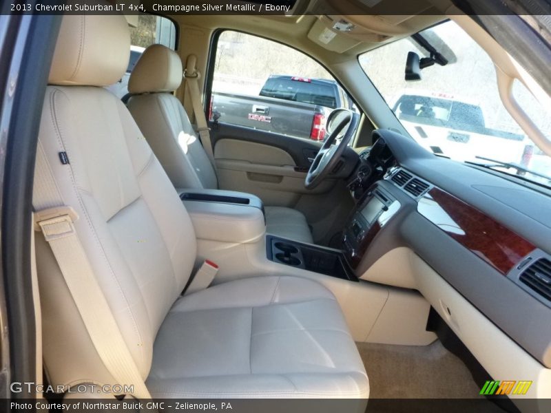 Champagne Silver Metallic / Ebony 2013 Chevrolet Suburban LT 4x4