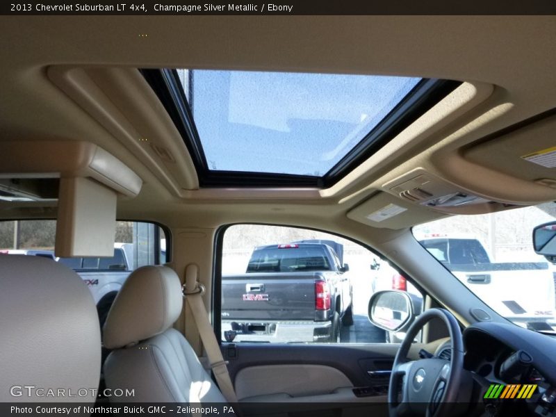 Champagne Silver Metallic / Ebony 2013 Chevrolet Suburban LT 4x4