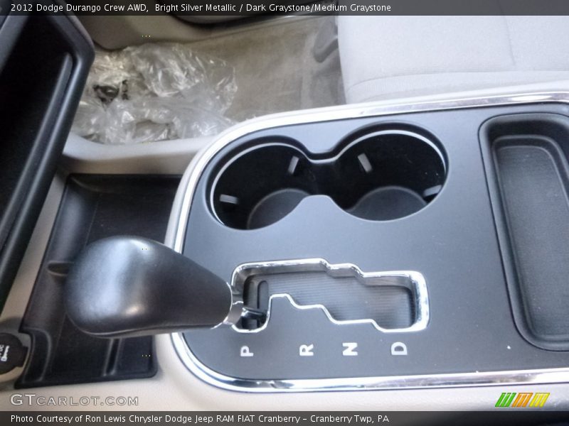 Bright Silver Metallic / Dark Graystone/Medium Graystone 2012 Dodge Durango Crew AWD
