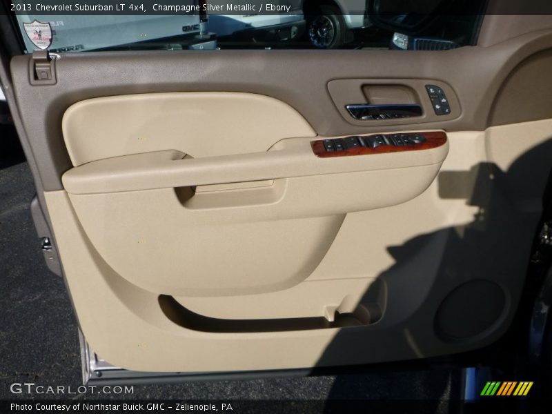 Champagne Silver Metallic / Ebony 2013 Chevrolet Suburban LT 4x4
