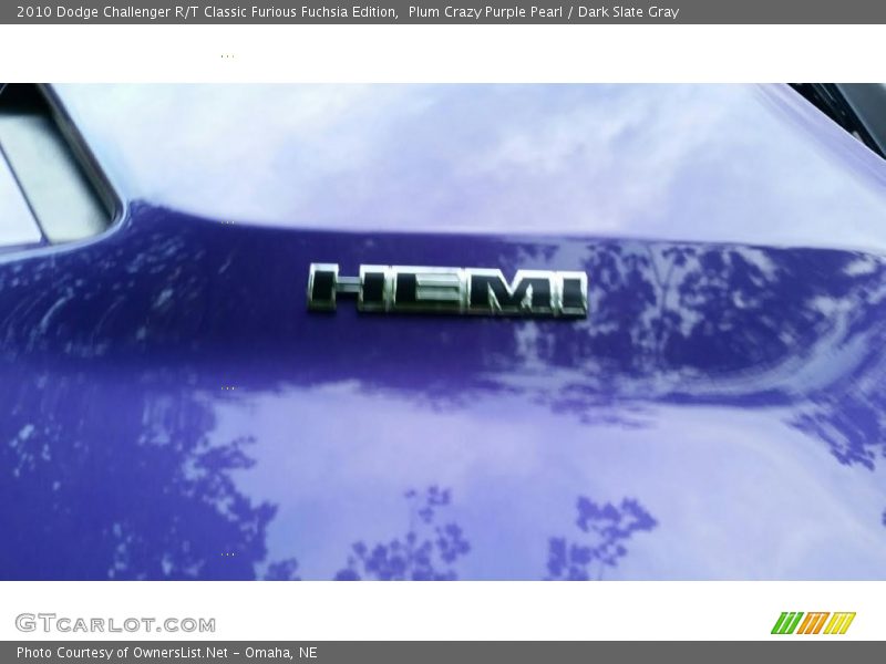 Plum Crazy Purple Pearl / Dark Slate Gray 2010 Dodge Challenger R/T Classic Furious Fuchsia Edition
