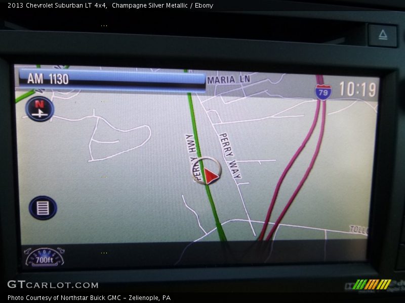 Champagne Silver Metallic / Ebony 2013 Chevrolet Suburban LT 4x4