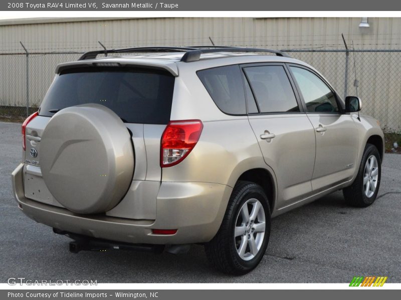 Savannah Metallic / Taupe 2008 Toyota RAV4 Limited V6