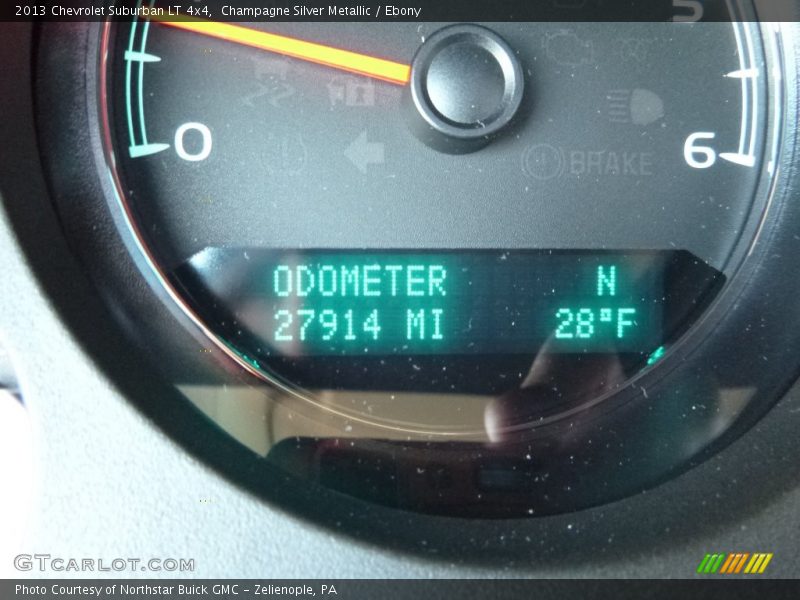 Champagne Silver Metallic / Ebony 2013 Chevrolet Suburban LT 4x4