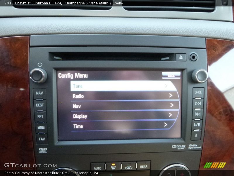 Champagne Silver Metallic / Ebony 2013 Chevrolet Suburban LT 4x4