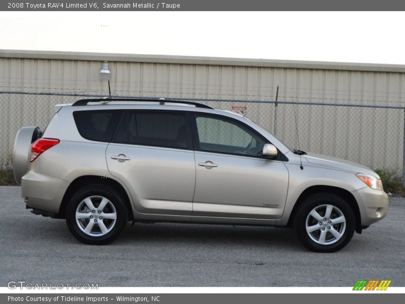 Savannah Metallic / Taupe 2008 Toyota RAV4 Limited V6