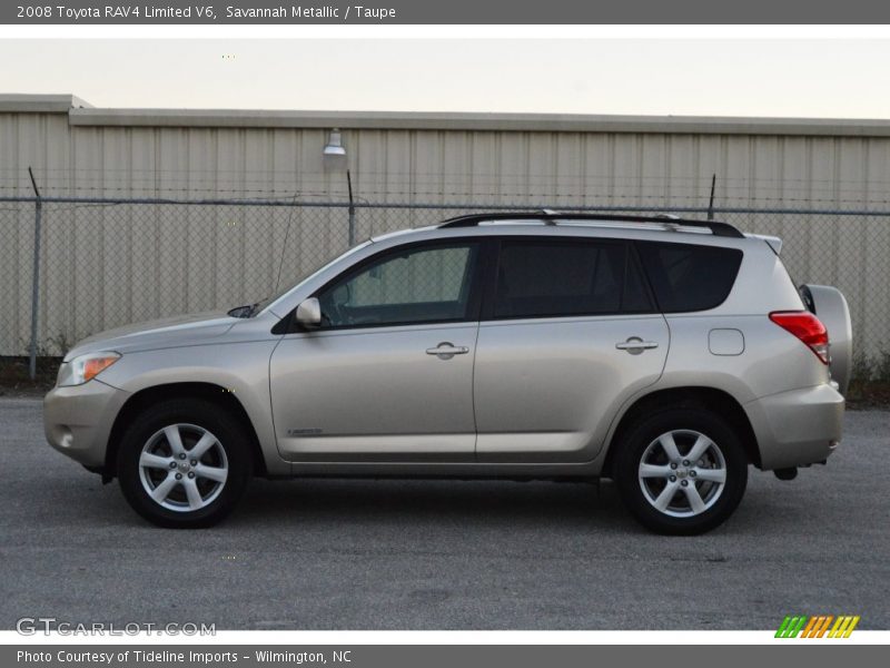 Savannah Metallic / Taupe 2008 Toyota RAV4 Limited V6