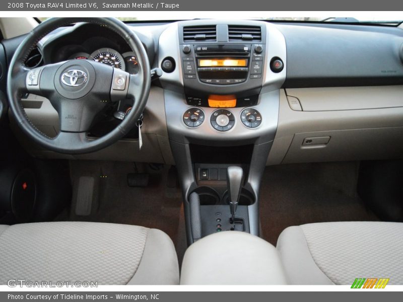 Savannah Metallic / Taupe 2008 Toyota RAV4 Limited V6
