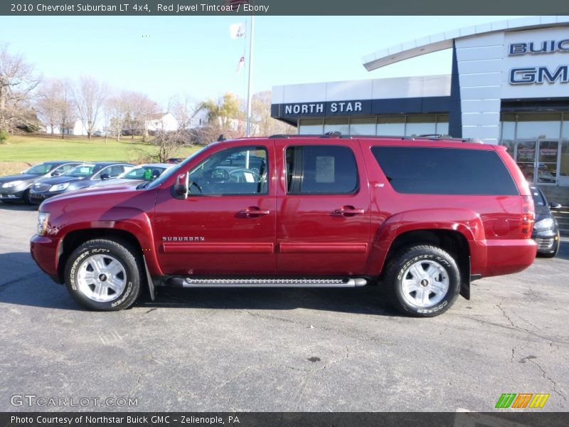 Red Jewel Tintcoat / Ebony 2010 Chevrolet Suburban LT 4x4