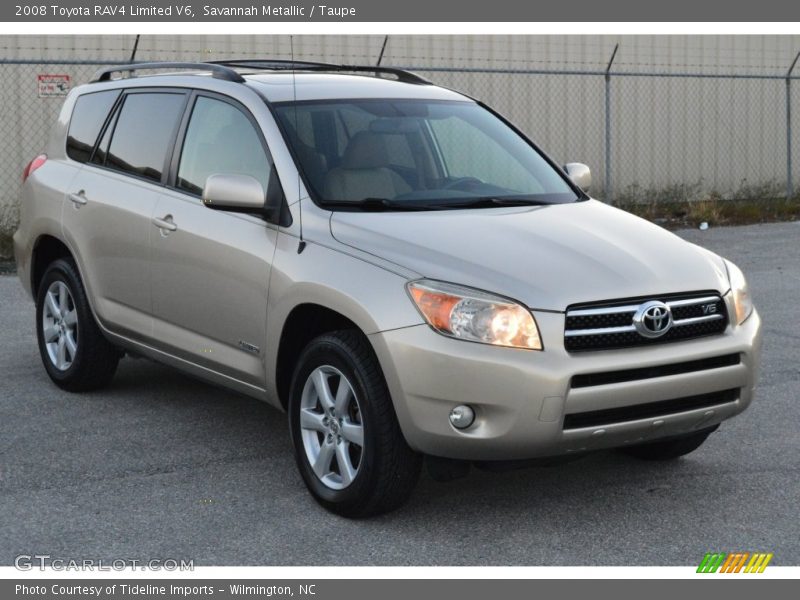 Savannah Metallic / Taupe 2008 Toyota RAV4 Limited V6