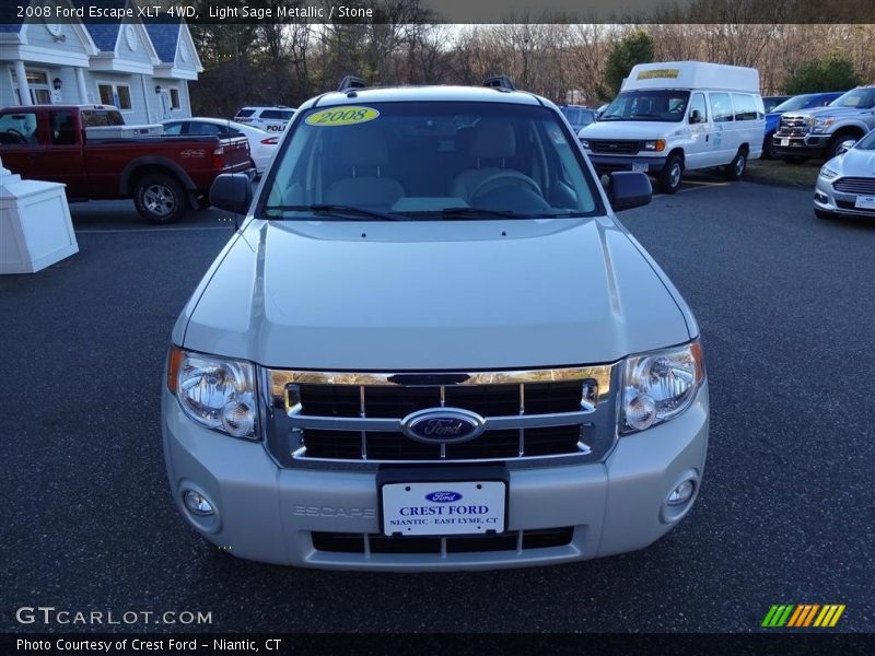 Light Sage Metallic / Stone 2008 Ford Escape XLT 4WD