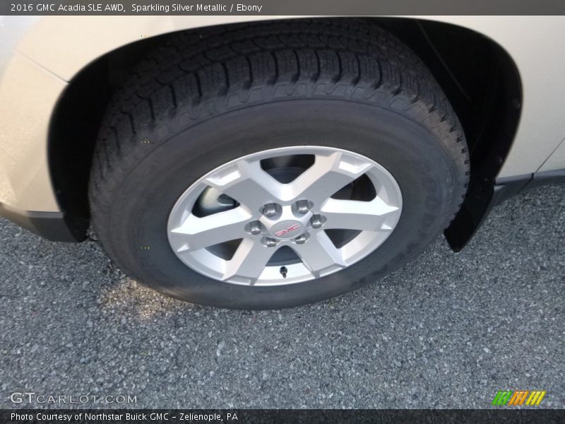 Sparkling Silver Metallic / Ebony 2016 GMC Acadia SLE AWD