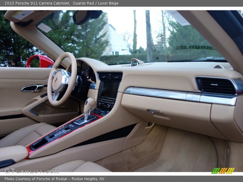 Guards Red / Luxor Beige 2013 Porsche 911 Carrera Cabriolet